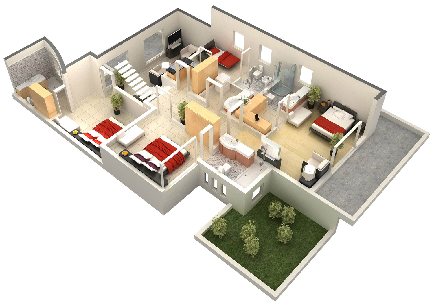 plan de maison interactive